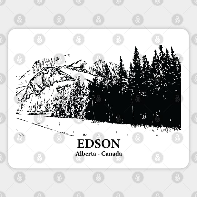 Edson - Alberta Magnet by Lakeric